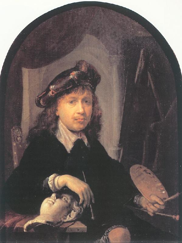 DOU, Gerrit Self-Portrait oil painting image